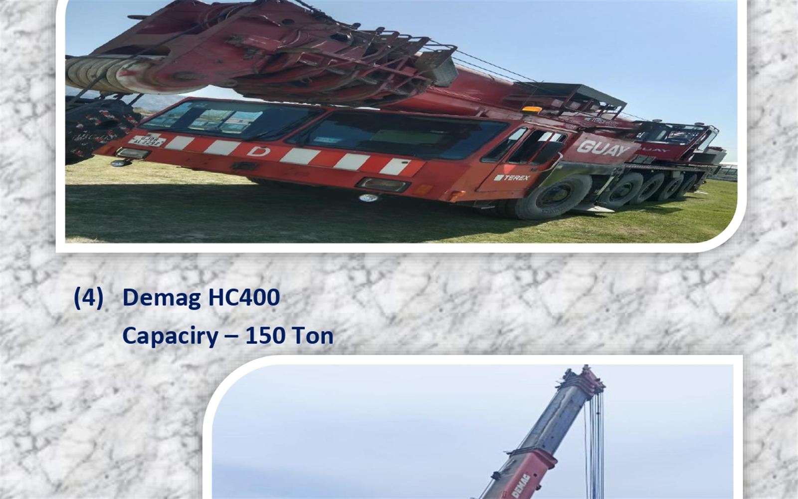 Farana & Hydra Cranes by Banga Cranes and Logistics